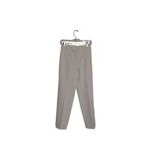 Rafaella Women's 6P Cream Straight Leg Fully Lined Office Business Dress Pants